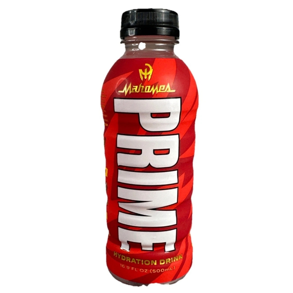 Prime X Hydration Drink 🔥 Special Edition Patrick Mahomes Bottle 16.9oz 🆕